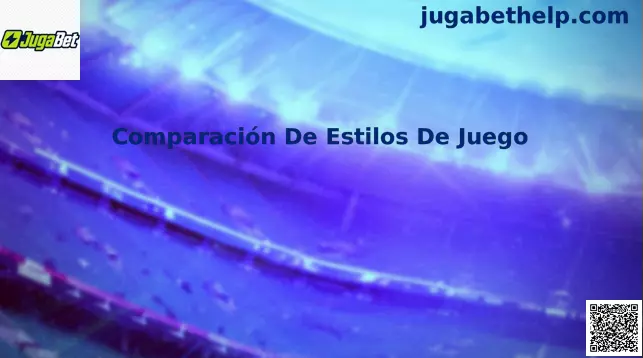 Comparación de estilos de juego en fútbol